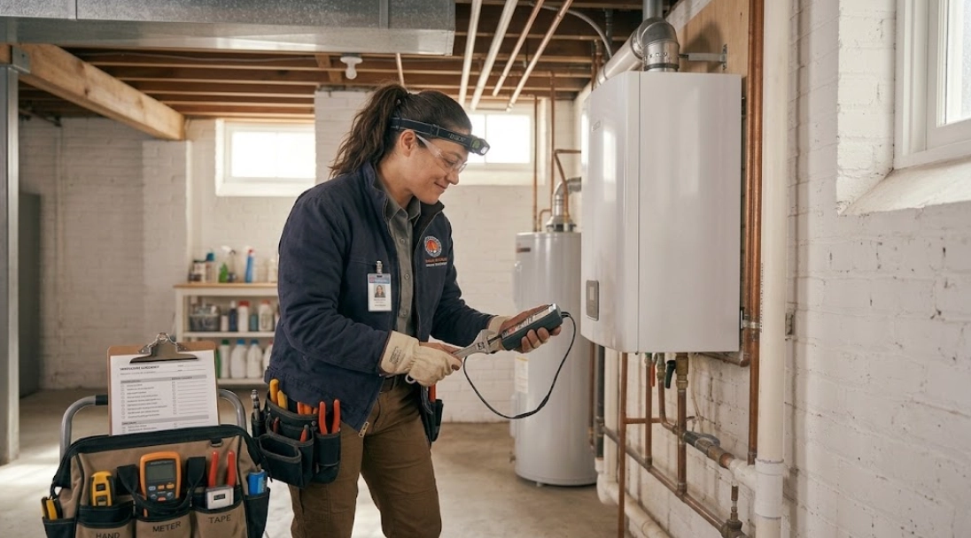 Modern residential boiler repair and replacement service in Jamaica Queens